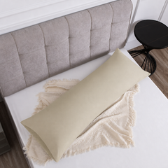 Federe per Cuscino in Cotone Premium - Beige / 45x150 cm