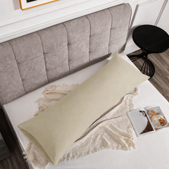 Federe per Cuscino in Cotone Premium - Beige / 45x135 cm