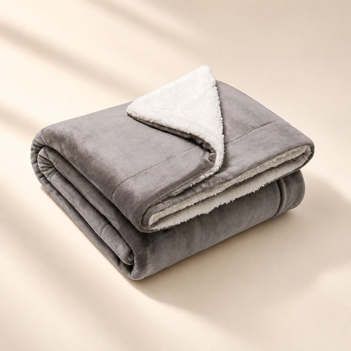 Coperta Plaid in Pile Agnellato - Poligino